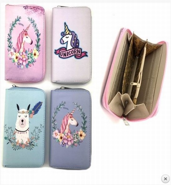 Gift unicorn soft zip purse 103505