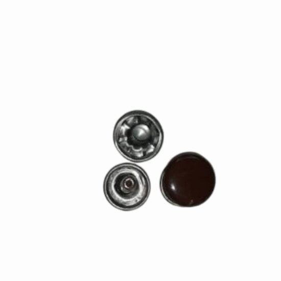 Rivets male female per 10 brown 8mm