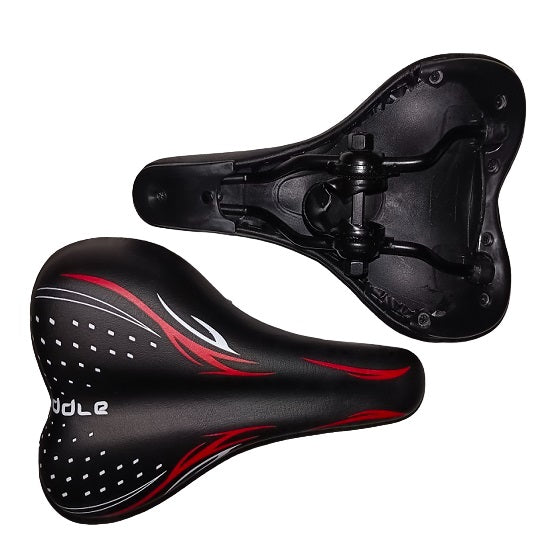 Seat mtb black and red