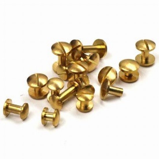 CHICAGO SCREWS Antique Copper PLATED STEEL 6MM PKT OF 10