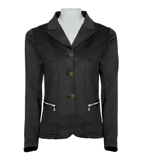 Equileisure show jacket - rose gold and black