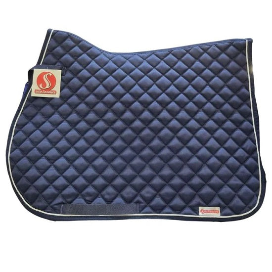 Ridepro numnah square quilted black