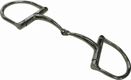 Bit dee snaffle curved 5 inch