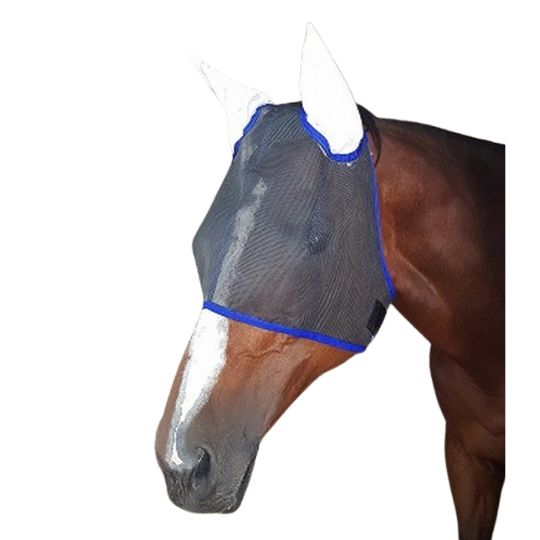 Fly mask with ear pockets