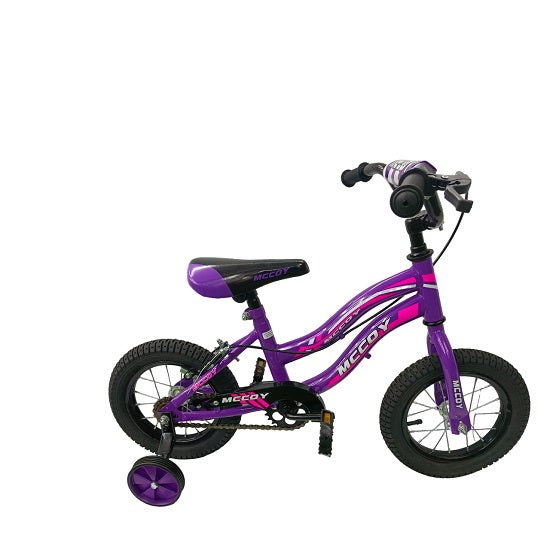 Bicycle 12 inch mccoy purple/pink spoke wheel
