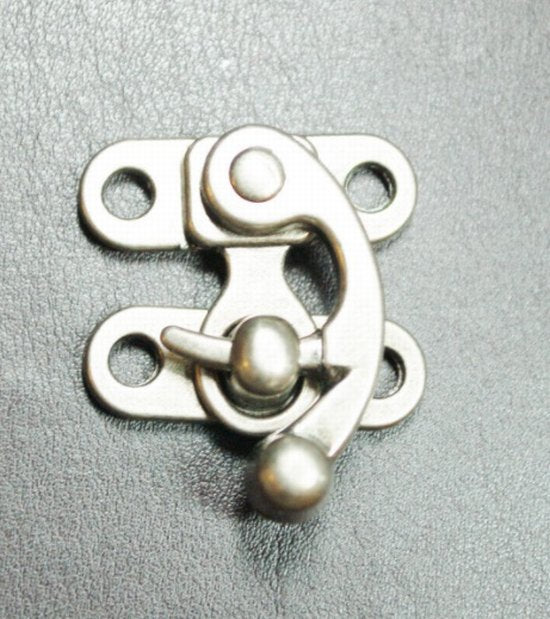 Clasp swing antique nickle small 29x25mm