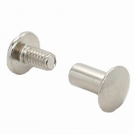 Chicago screw 10mm nickle plated pkt of 10