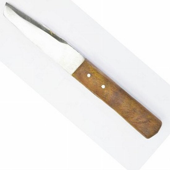 Knife shoe makers wooden handle